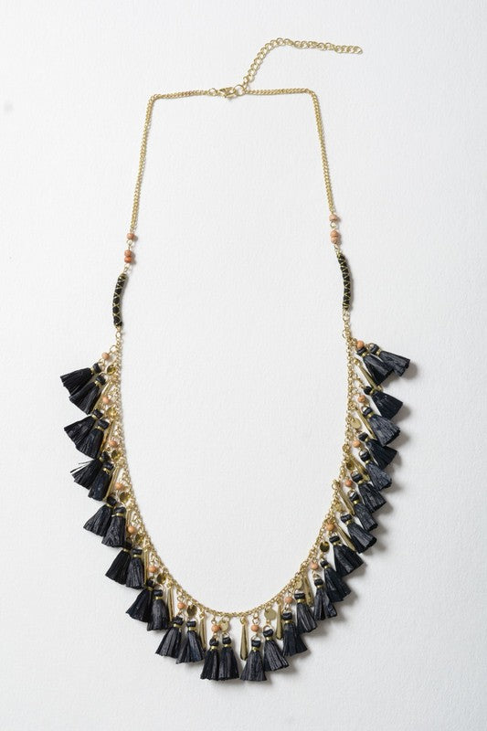 Shimmy Tassle Necklace