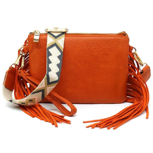 Love The Fringe Crossbody Bag