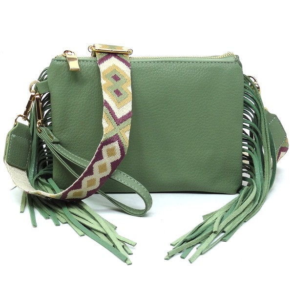 Love The Fringe Crossbody Bag