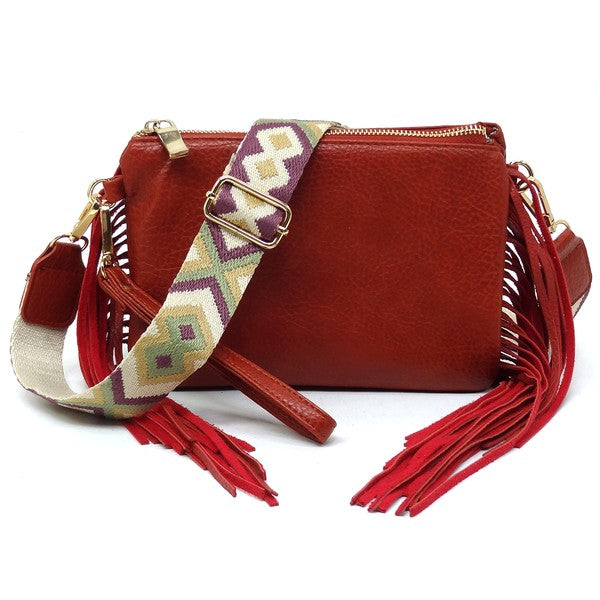 Love The Fringe Crossbody Bag