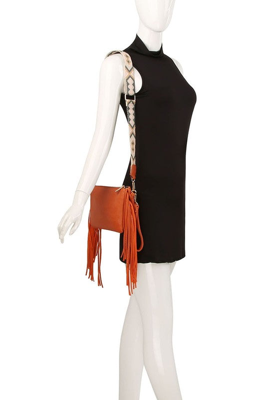 Love The Fringe Crossbody Bag