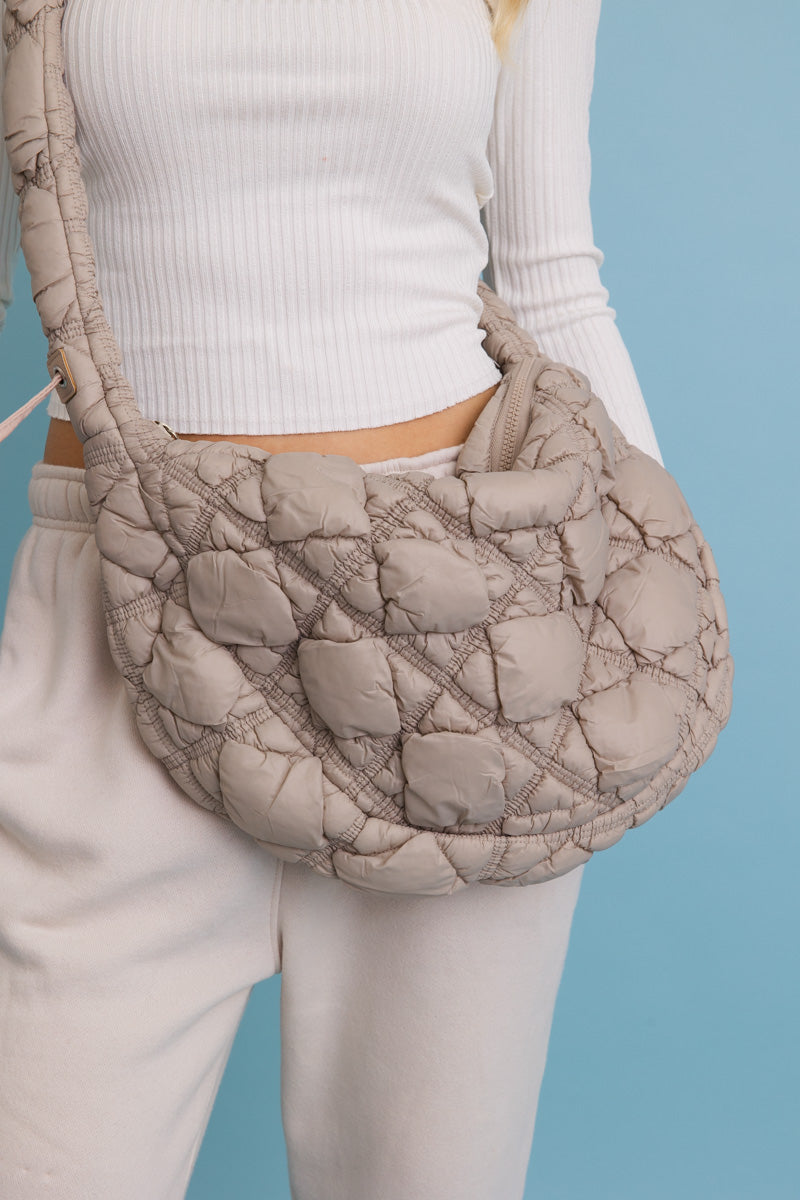 Carry It All Quilted Puffer Bag