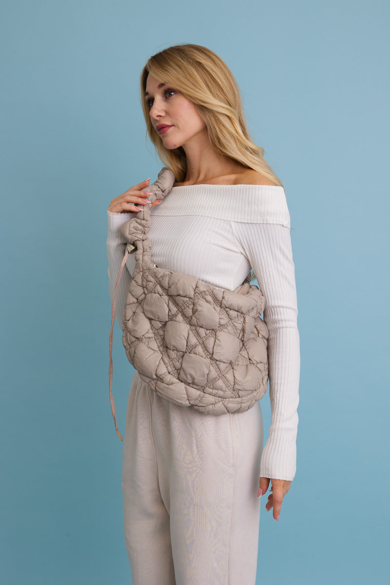 Carry It All Quilted Puffer Bag