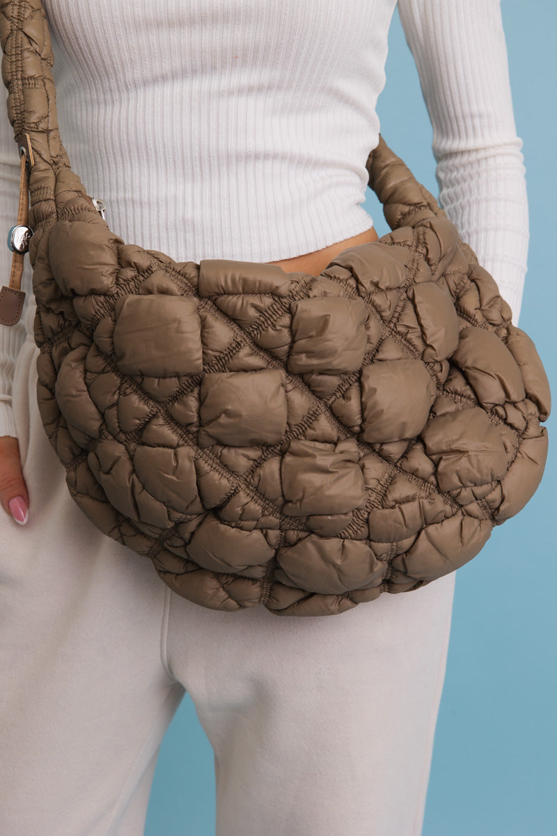 Carry It All Quilted Puffer Bag