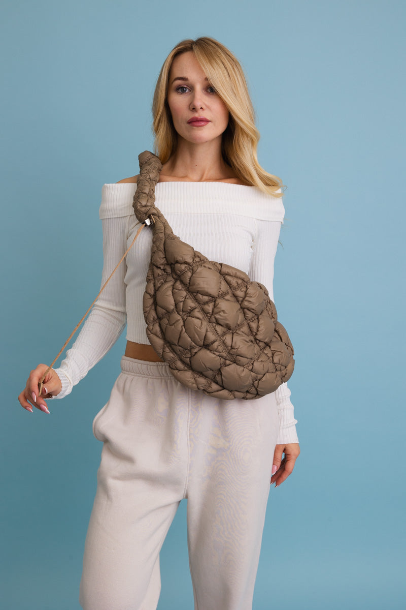 Carry It All Quilted Puffer Bag