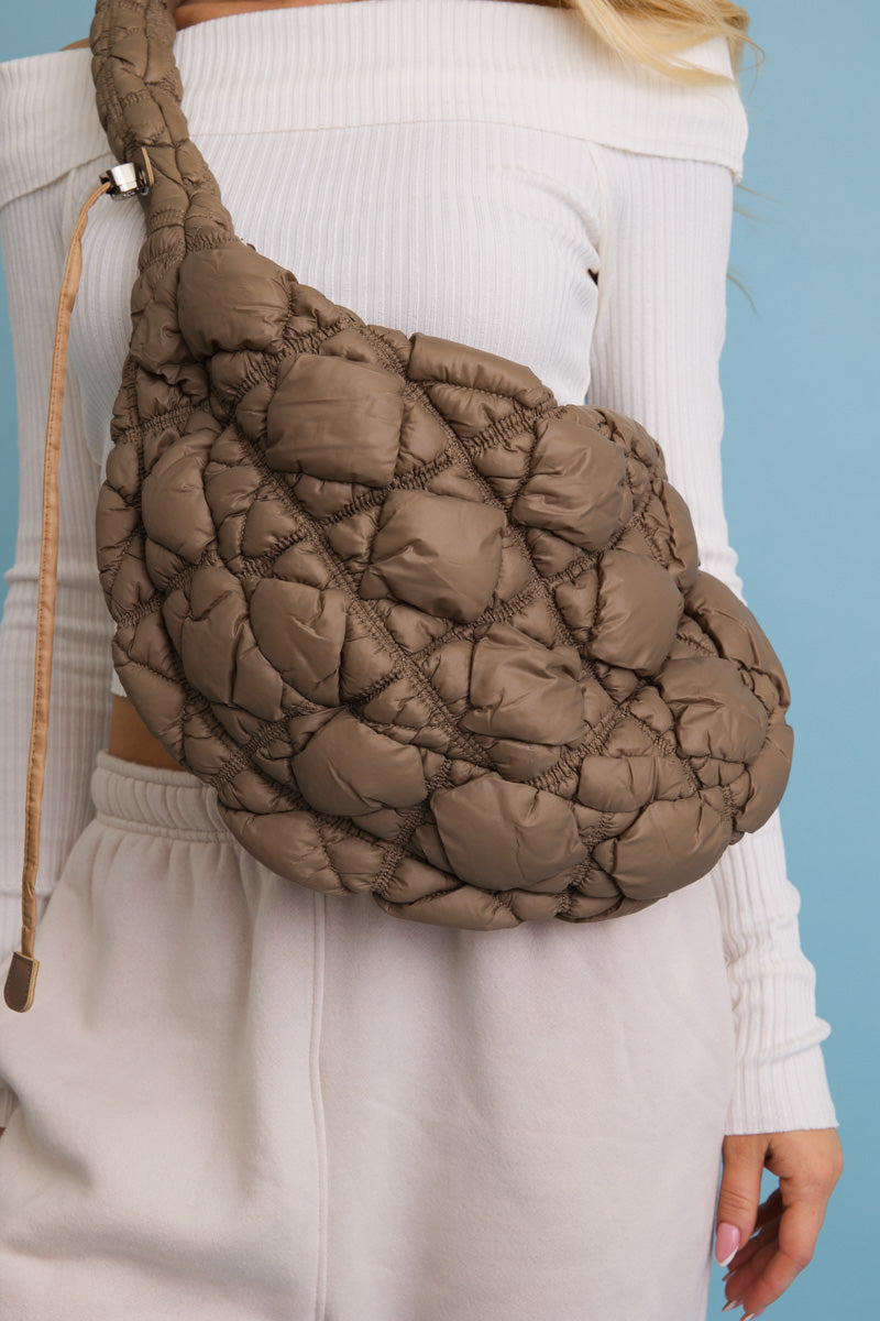 Carry It All Quilted Puffer Bag