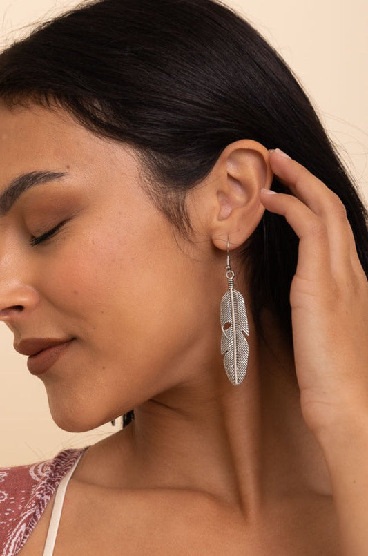 Free Spirit Feather Earrings