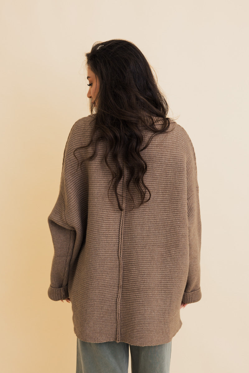 Warm Hug Mocha Cardi