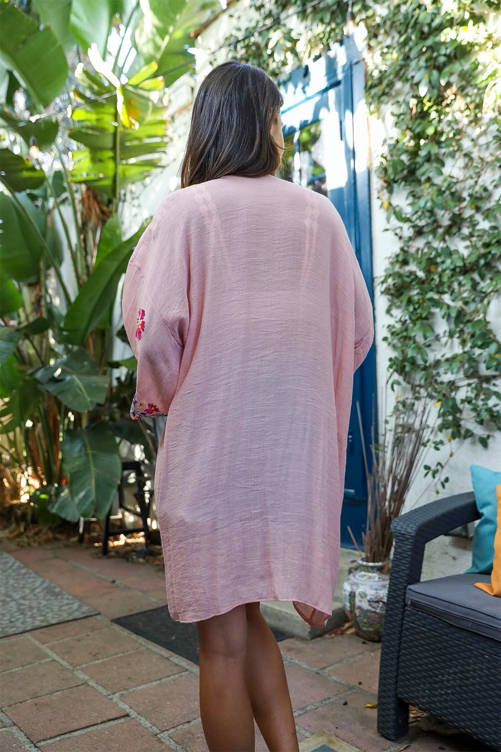 Clearwater Embroidered Kimono