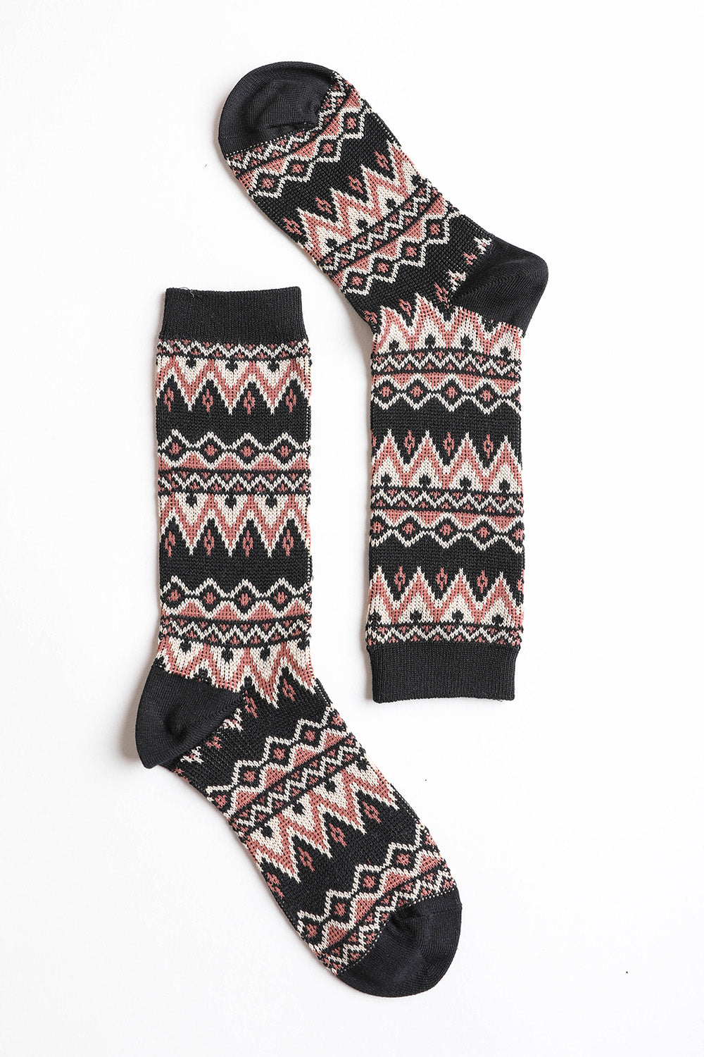 Boho Tribal Pattern Socks