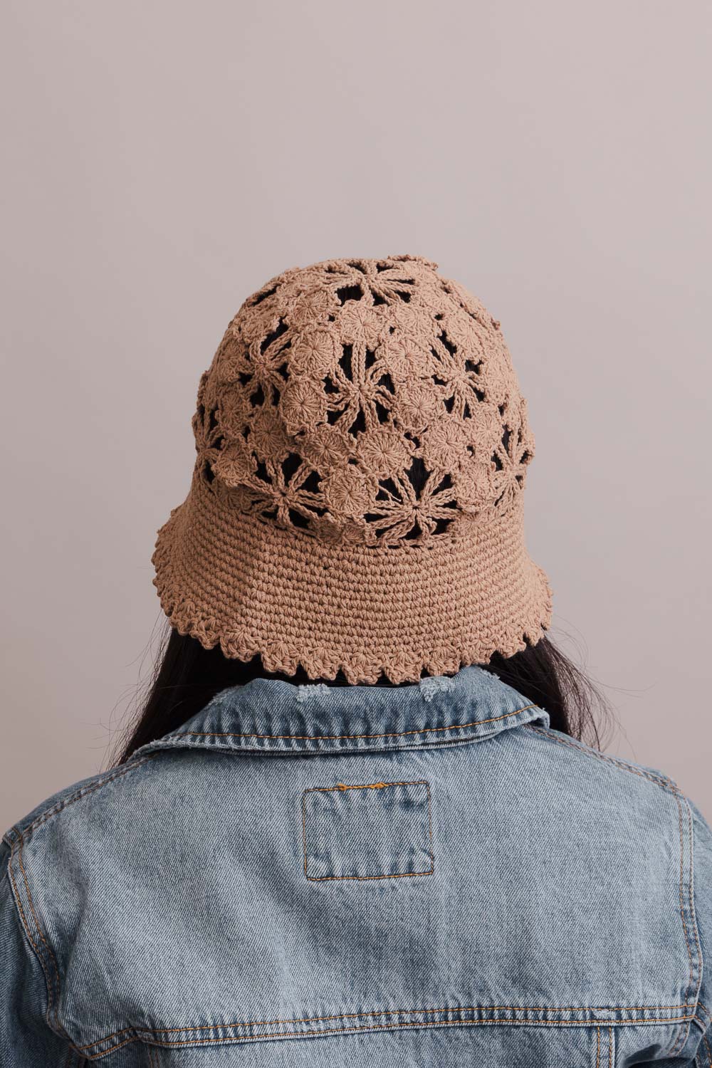 Floral Crochet Bucket Sun Hat Hats