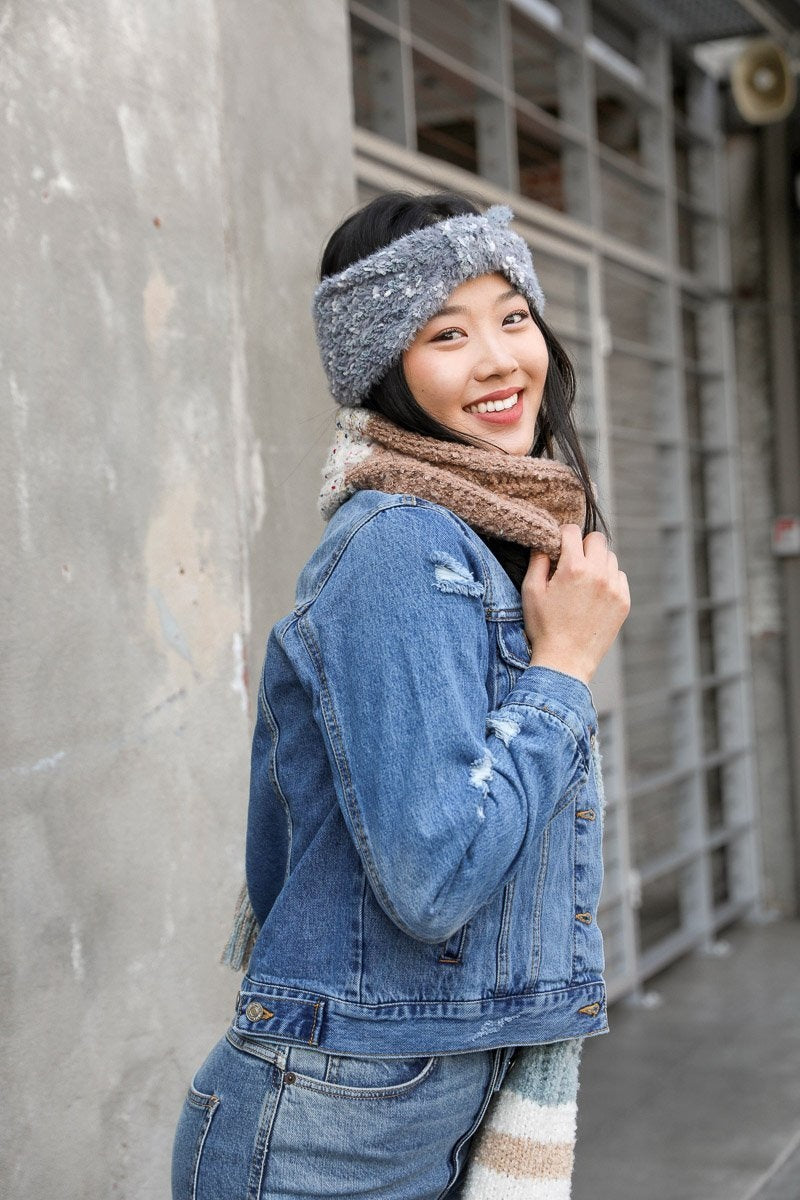 Fuzzy Pastel Head Wrap Hats & Hair