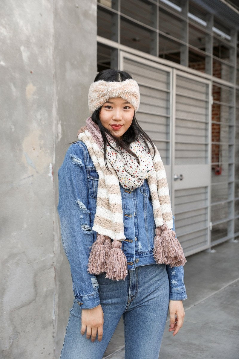 Fuzzy Pastel Head Wrap Hats & Hair