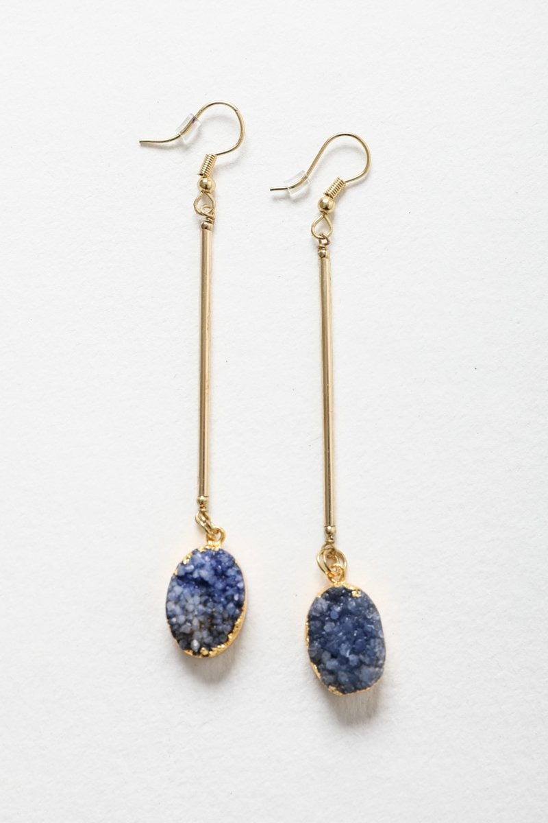 Gemstone Drop Earrings Jewelry