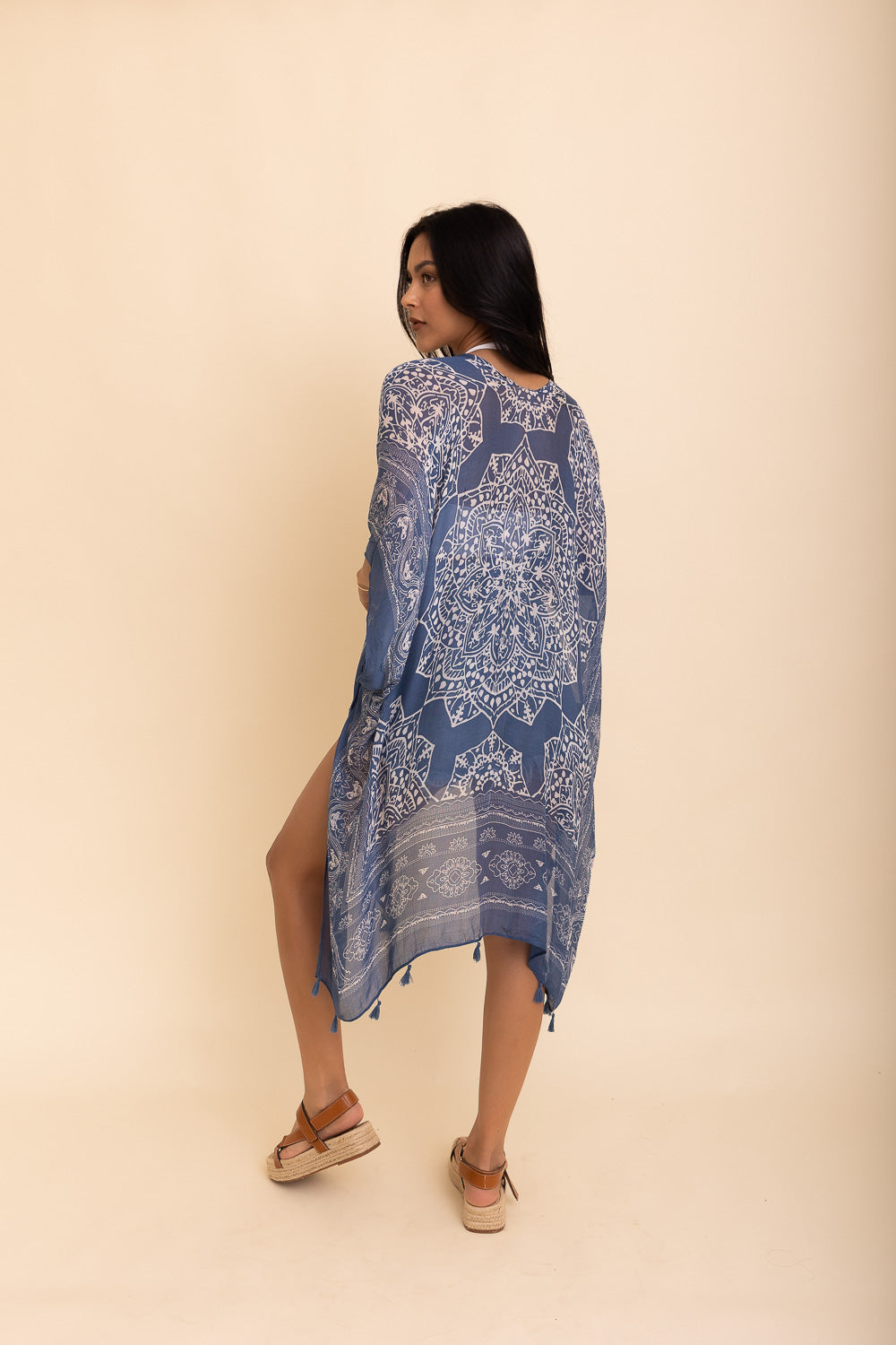 Mandala Tassel Kimono