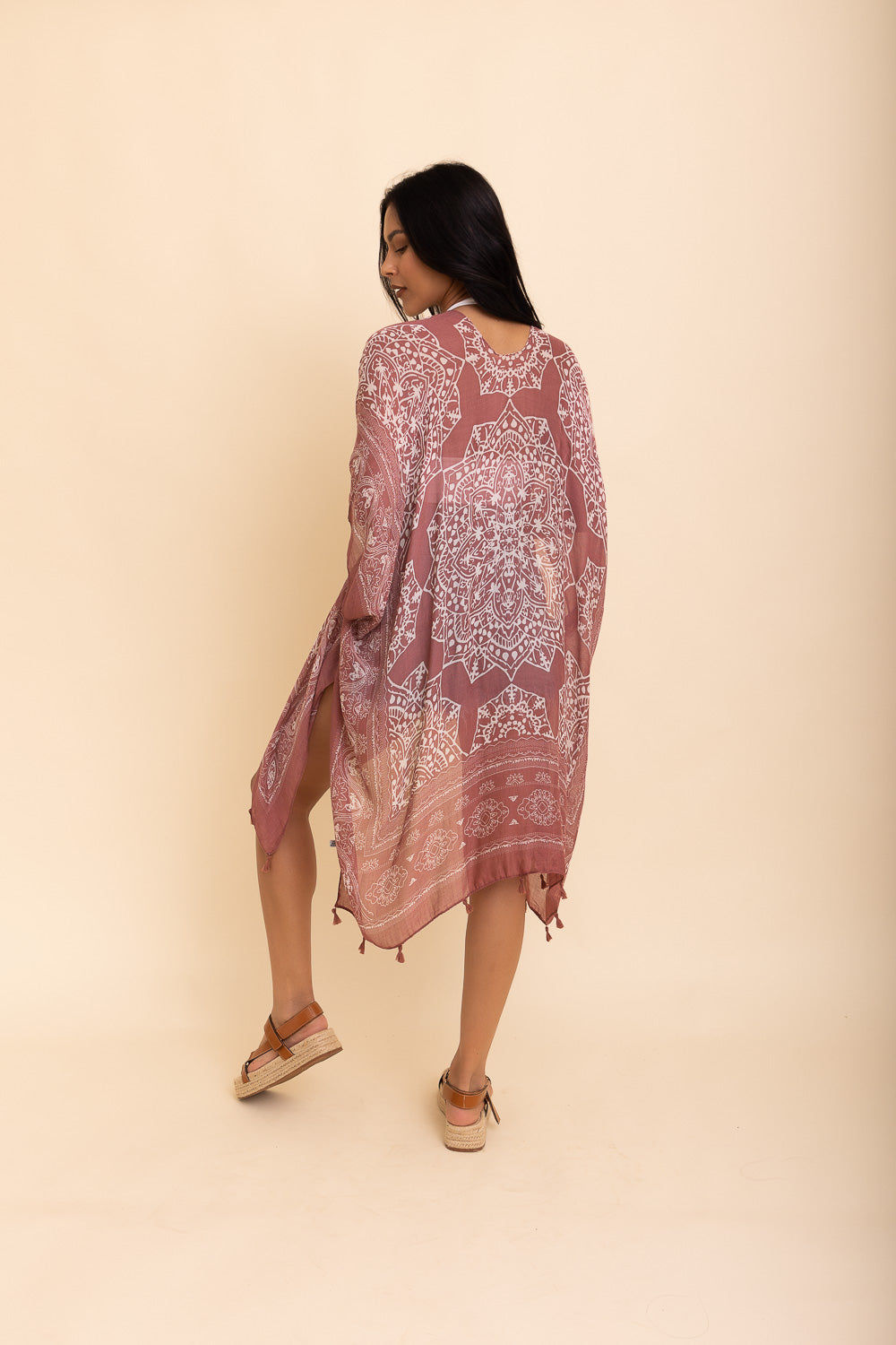 Mandala Tassel Kimono