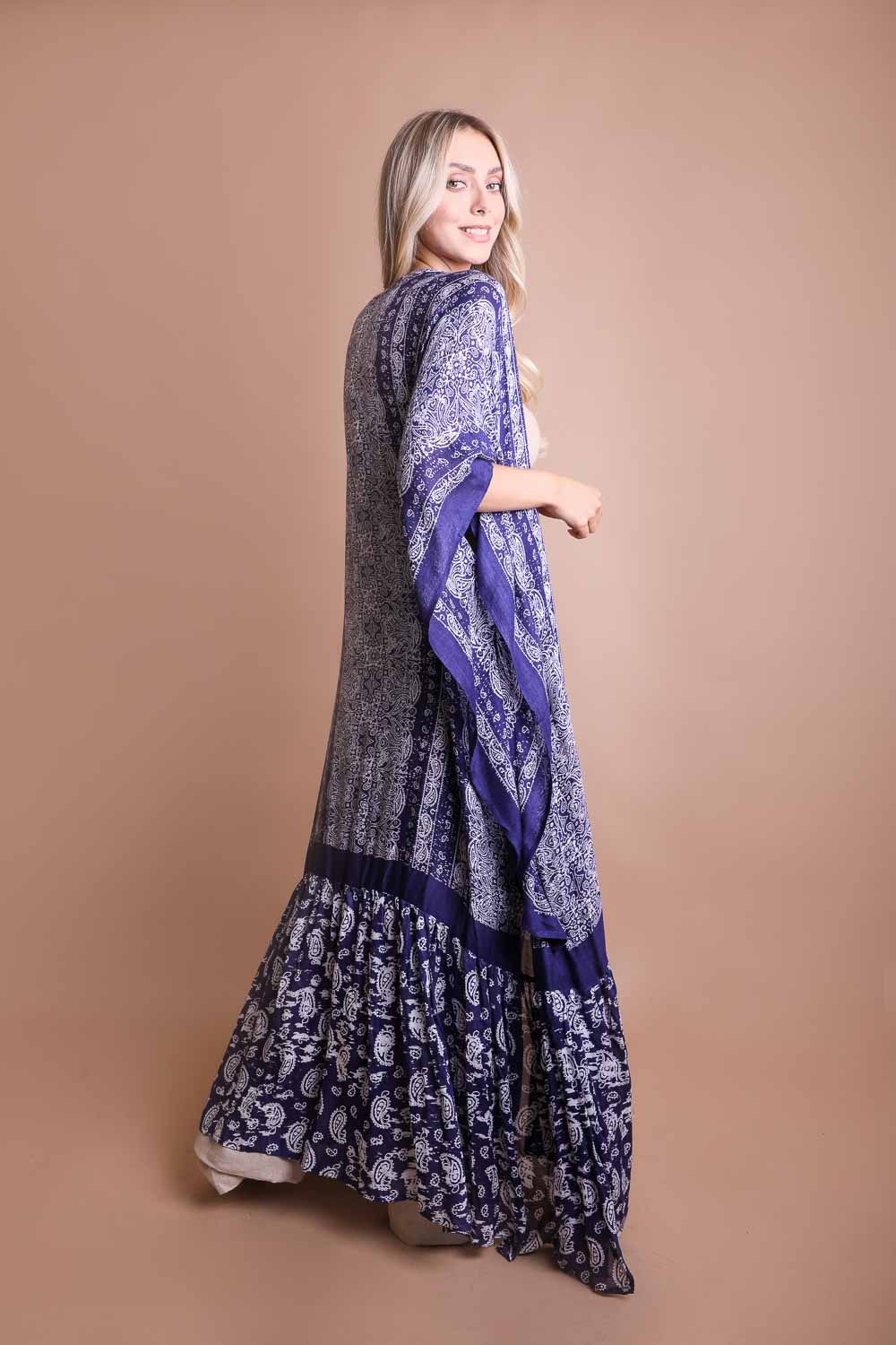 Paisley Free Flow Kimono