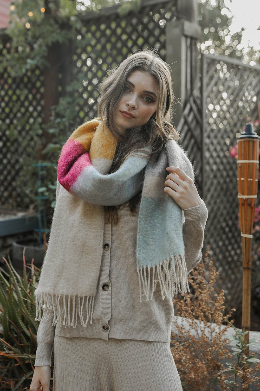 Soft Mohair Scarf Scarves