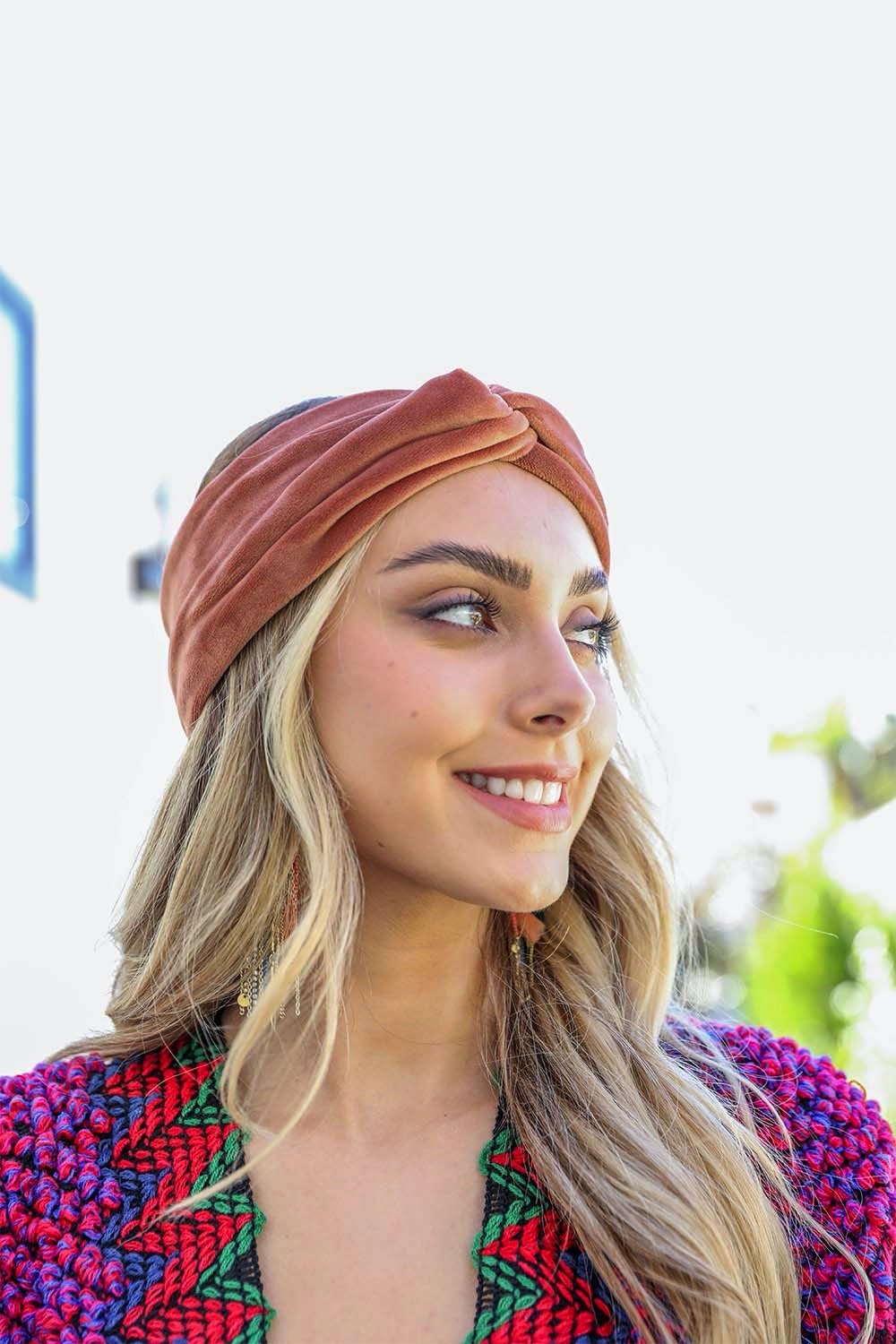 Super Soft Twisted Headbands Hats & Hair Camel