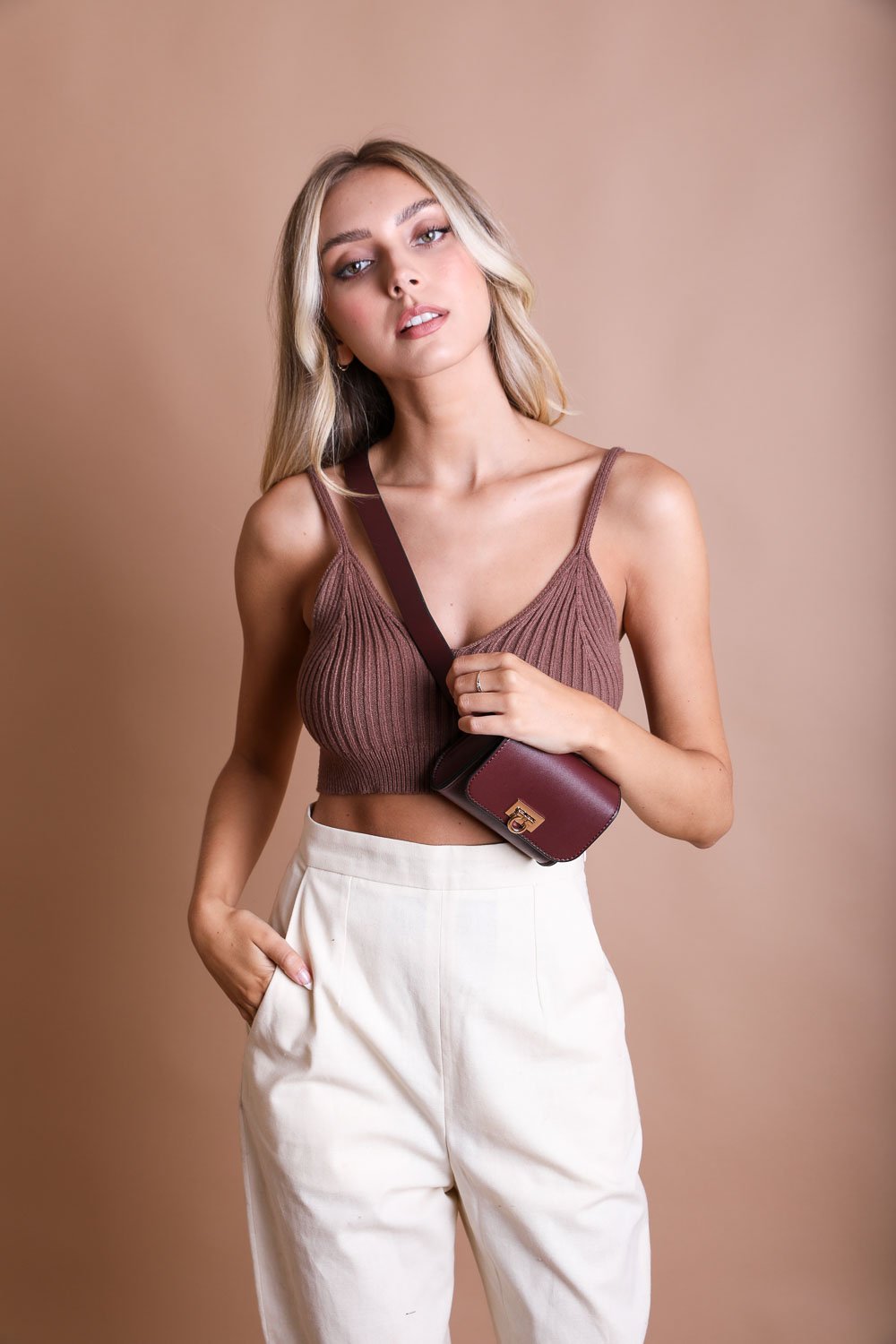 Versatile Vegan Leather Belt Bag Belts