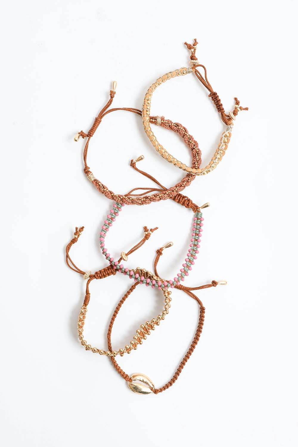 Woven Stackable Beaded Bracelet Jewelry